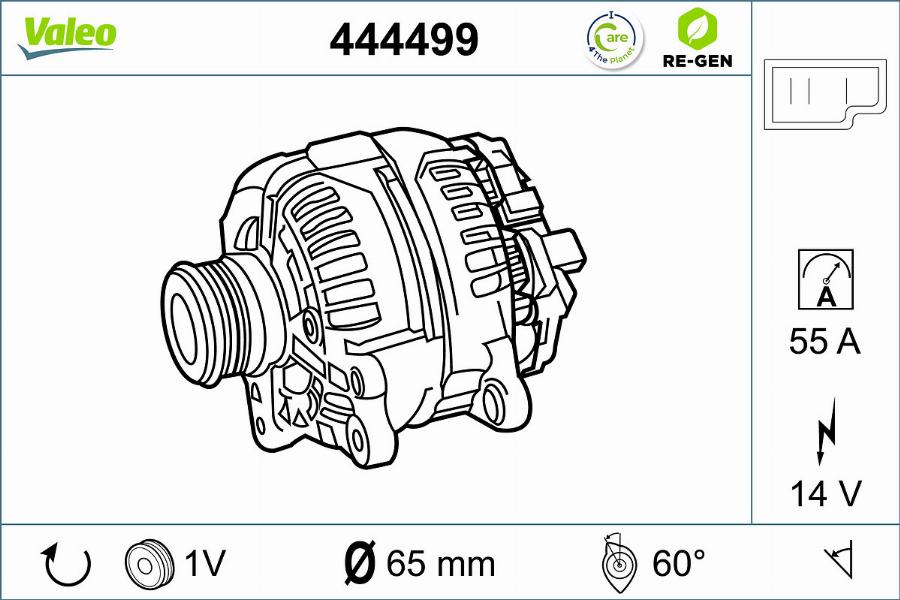 Valeo 444499 - Alternatore autozon.pro