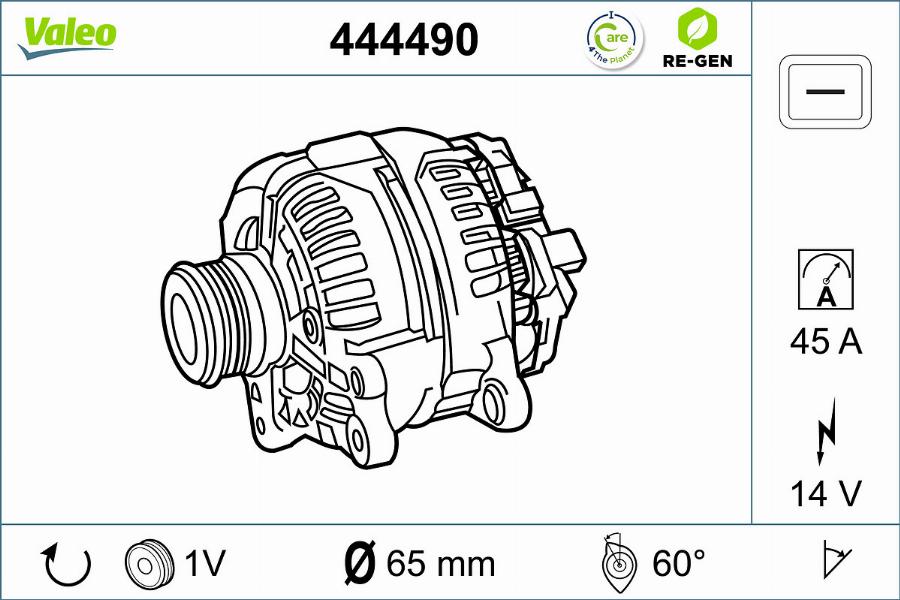 Valeo 444490 - Alternatore autozon.pro