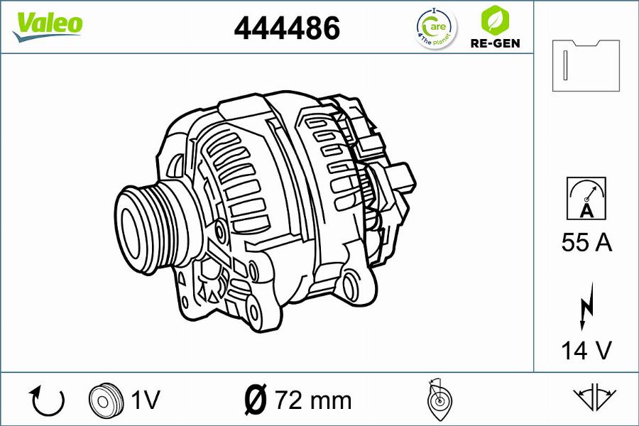 Valeo 444486 - Alternatore autozon.pro