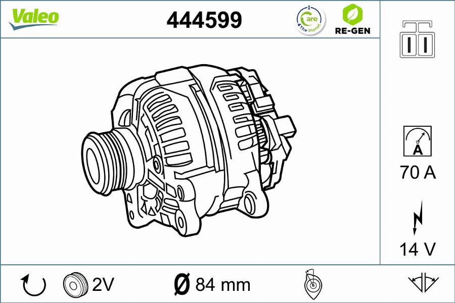 Valeo 444599 - Alternatore autozon.pro