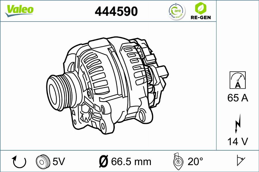 Valeo 444590 - Alternatore autozon.pro