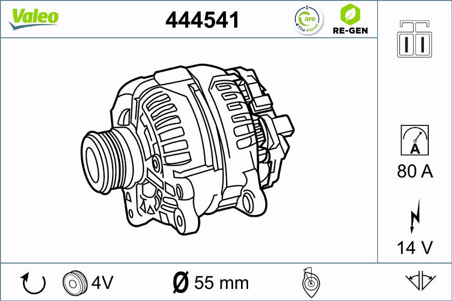 Valeo 444541 - Alternatore autozon.pro