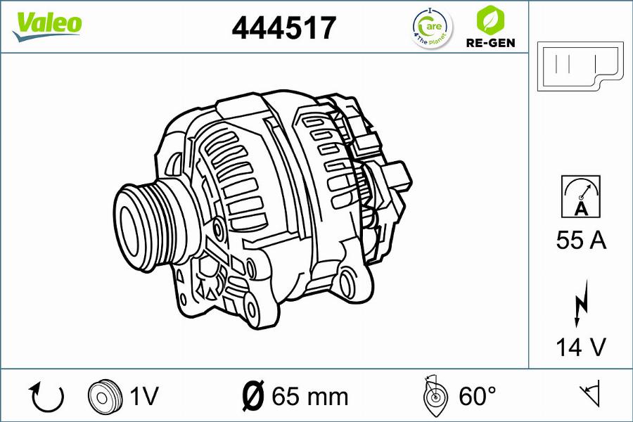 Valeo 444517 - Alternatore autozon.pro