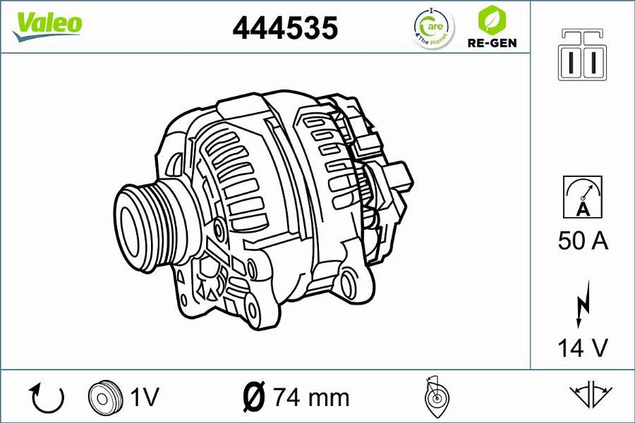 Valeo 444535 - Alternatore autozon.pro