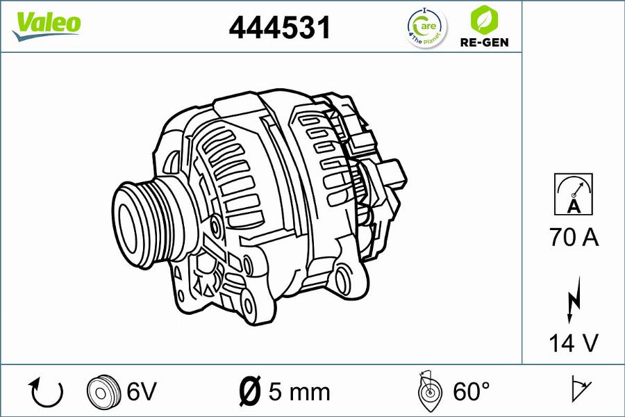 Valeo 444531 - Alternatore autozon.pro