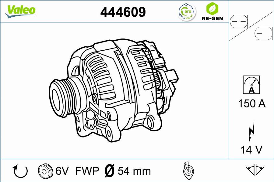 Valeo 444609 - Alternatore autozon.pro