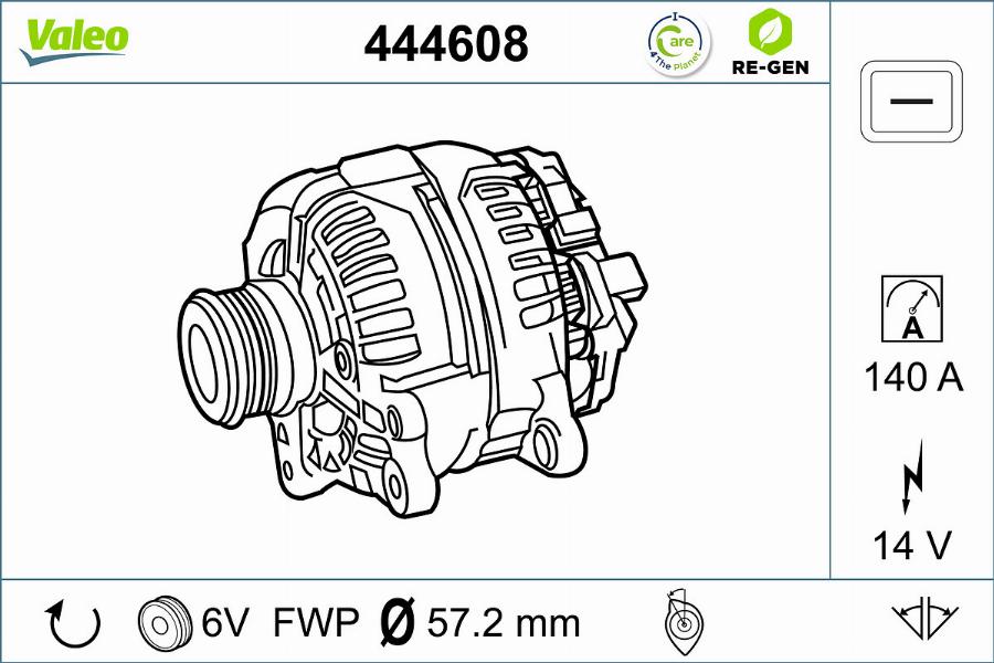 Valeo 444608 - Alternatore autozon.pro