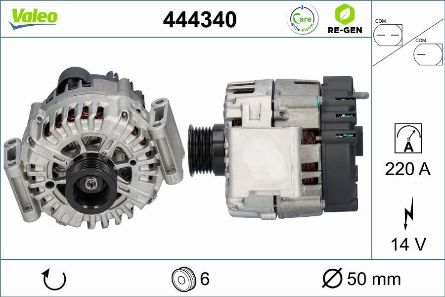 Valeo 444340 - Alternatore autozon.pro