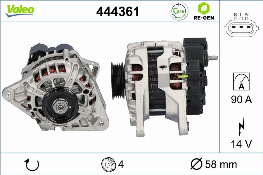 Valeo 444361 - Alternatore autozon.pro