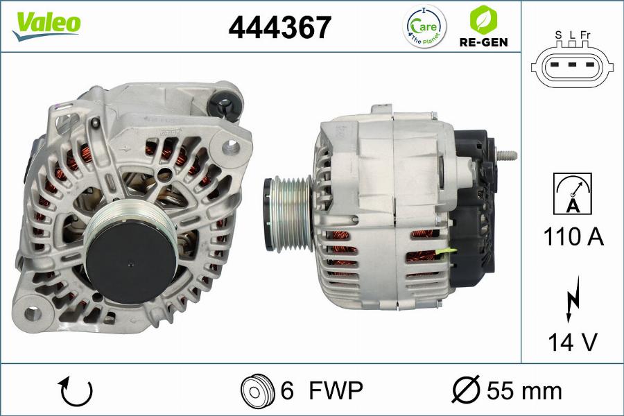 Valeo 444367 - Alternatore autozon.pro