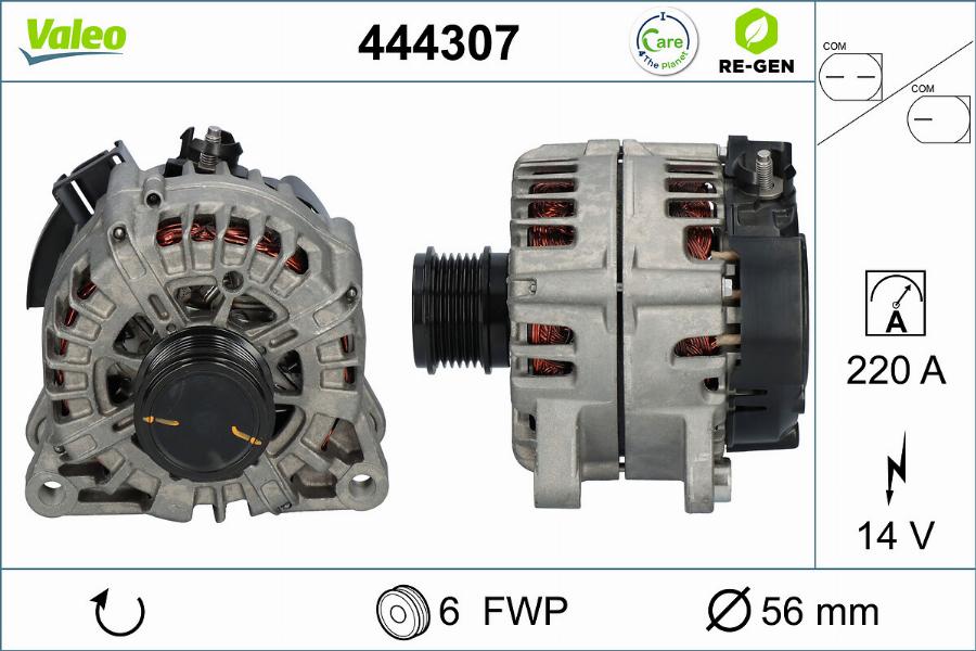 Valeo 444307 - Alternatore autozon.pro