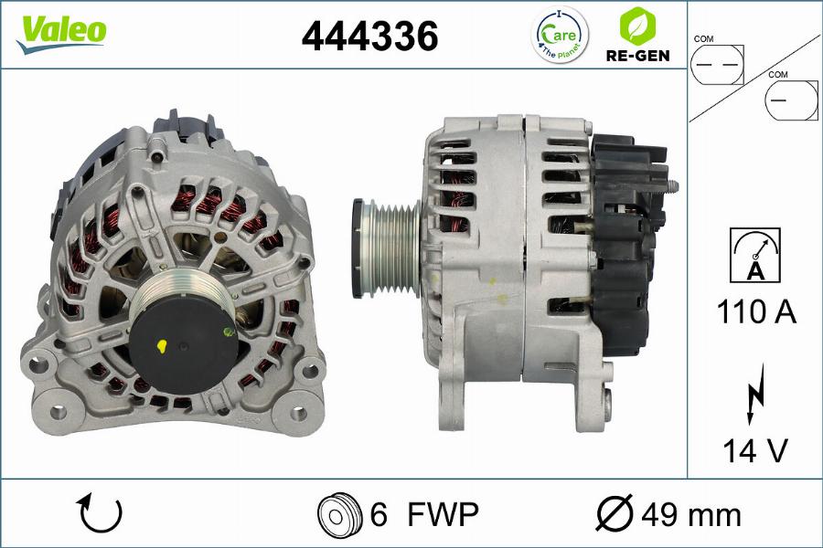 Valeo 444336 - Alternatore autozon.pro