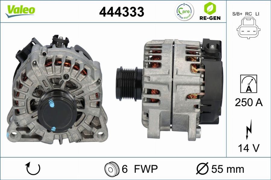 Valeo 444333 - Alternatore autozon.pro