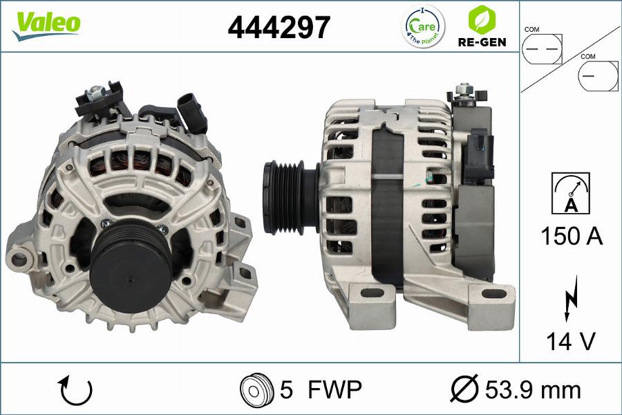 Valeo 444297 - Alternatore autozon.pro