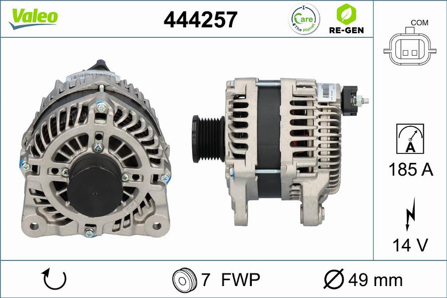 Valeo 444257 - Alternatore autozon.pro