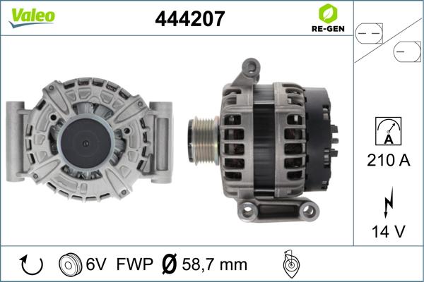 Valeo 444207 - Alternatore autozon.pro