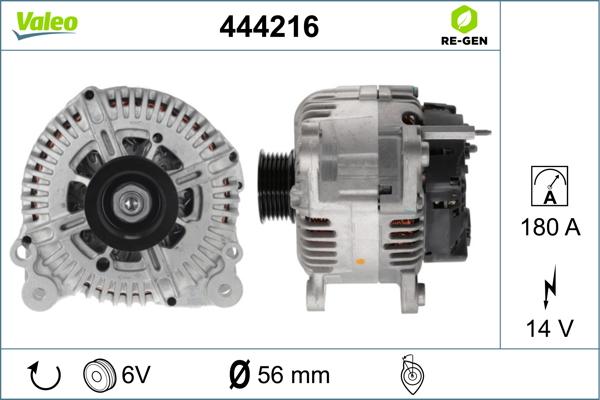 Valeo 444216 - Alternatore autozon.pro