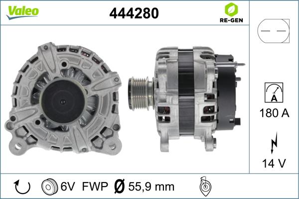 Valeo 444280 - Alternatore autozon.pro