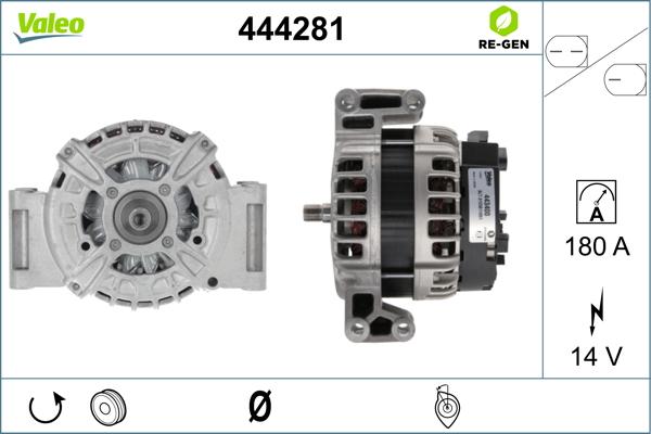 Valeo 444281 - Alternatore autozon.pro