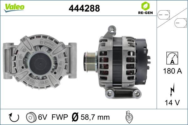 Valeo 444288 - Alternatore autozon.pro