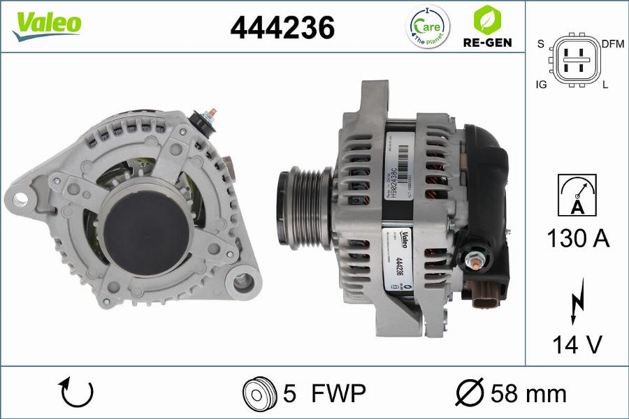 Valeo 444236 - Alternatore autozon.pro