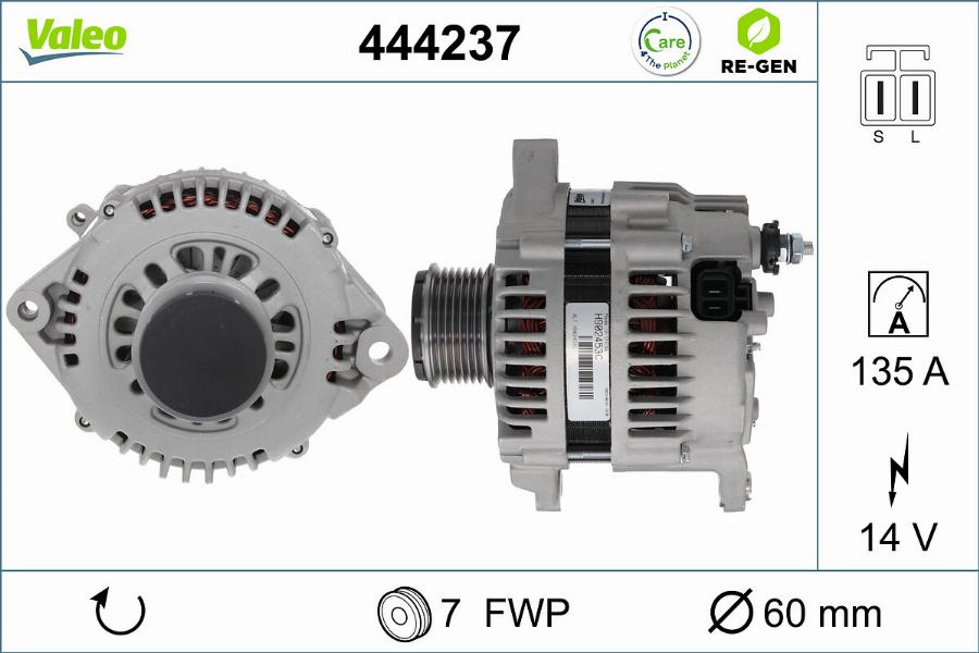 Valeo 444237 - Alternatore autozon.pro