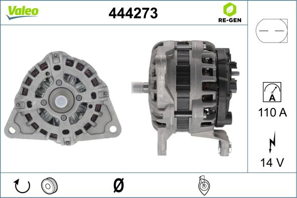 Valeo 444273 - Alternatore autozon.pro