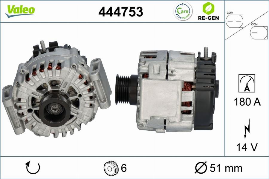 Valeo 444753 - Alternatore autozon.pro