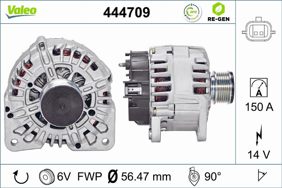 Valeo 444709 - Alternatore autozon.pro