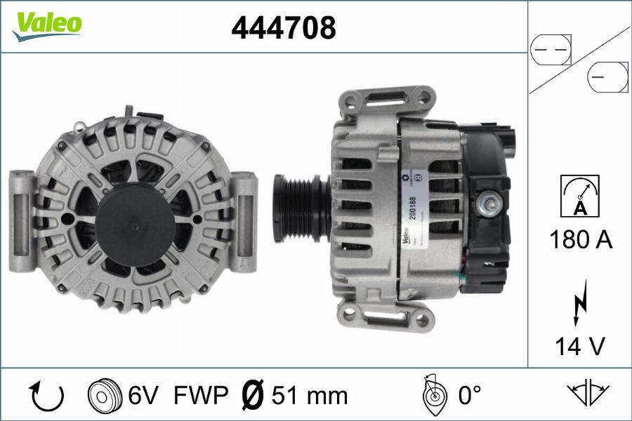 Valeo 444708 - Alternatore autozon.pro