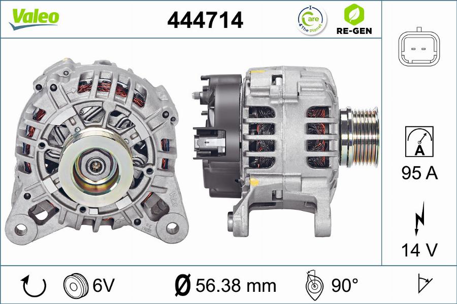 Valeo 444714 - Alternatore autozon.pro