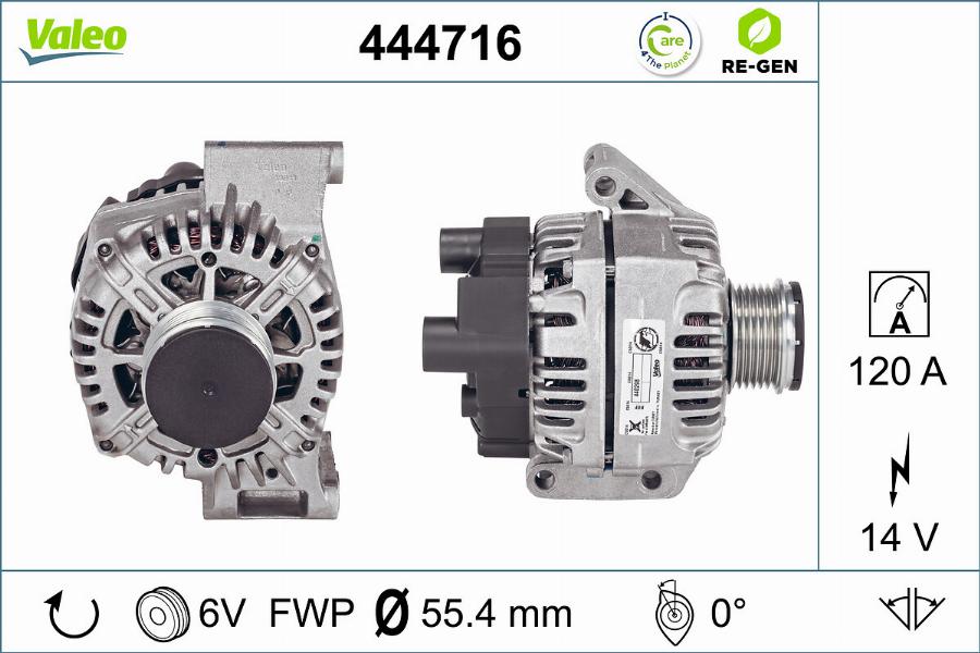 Valeo 444716 - Alternatore autozon.pro