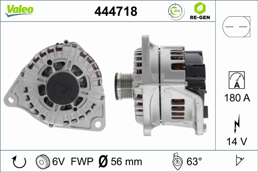 Valeo 444718 - Alternatore autozon.pro