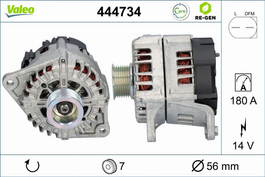 Valeo 444734 - Alternatore autozon.pro