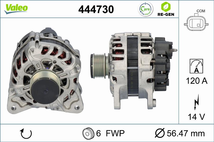 Valeo 444730 - Alternatore autozon.pro