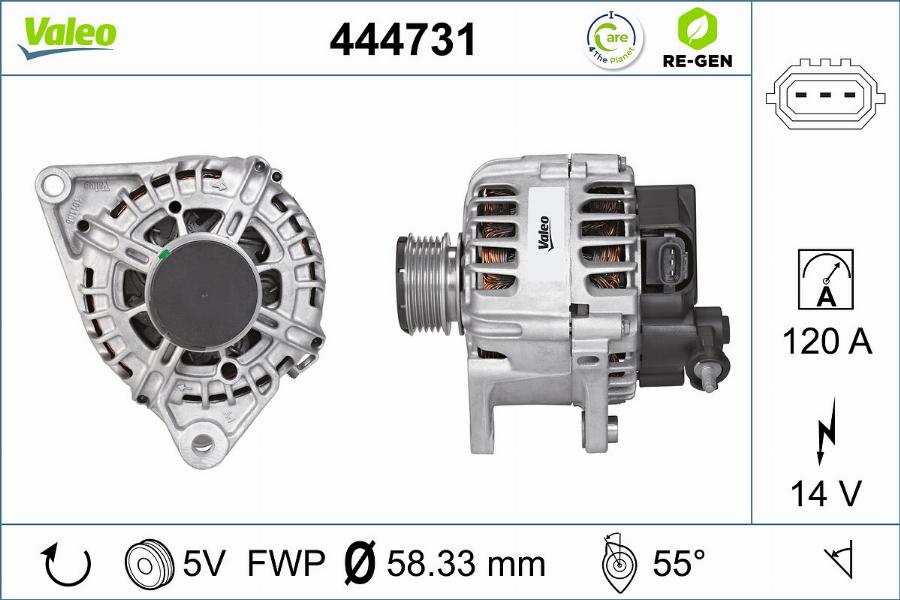 Valeo 444731 - Alternatore autozon.pro