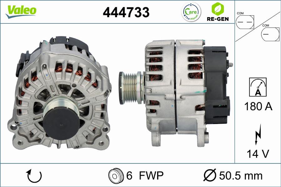 Valeo 444733 - Alternatore autozon.pro