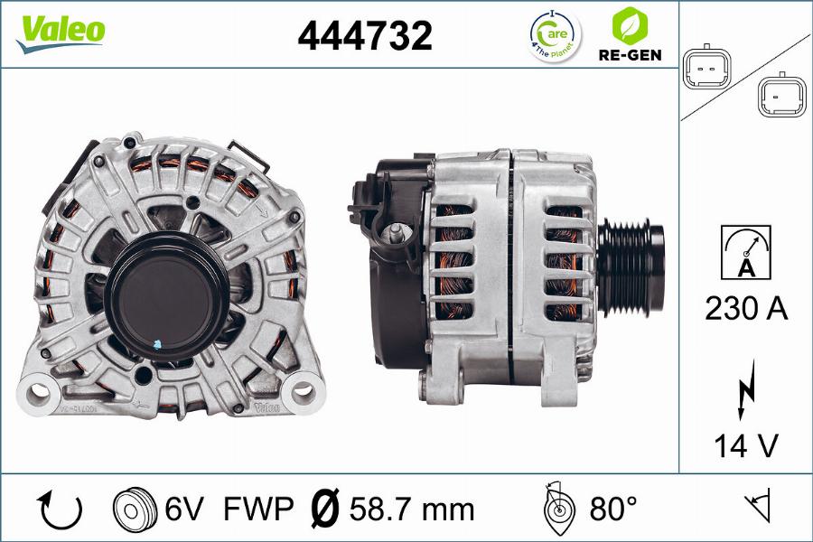 Valeo 444732 - Alternatore autozon.pro