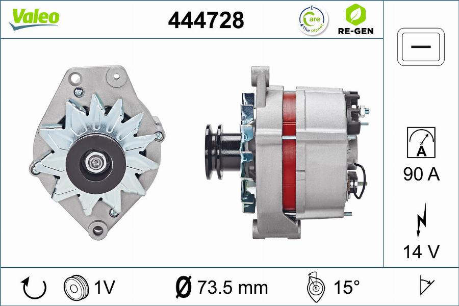 Valeo 444728 - Alternatore autozon.pro