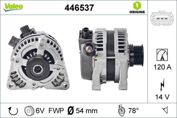 Valeo 446537 - Alternatore autozon.pro