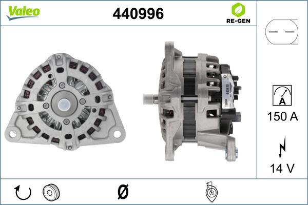 Valeo 440996 - Alternatore autozon.pro