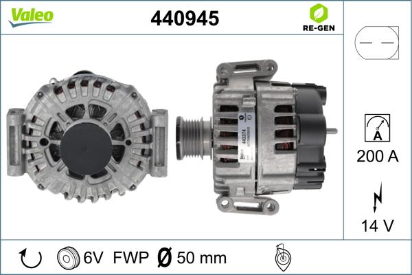 Valeo 440945 - Alternatore autozon.pro