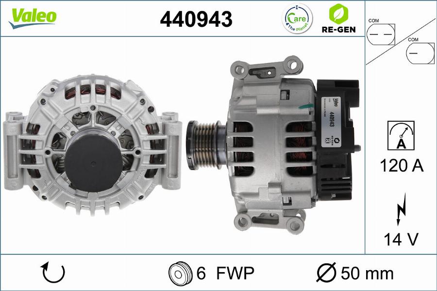 Valeo 440943 - Alternatore autozon.pro