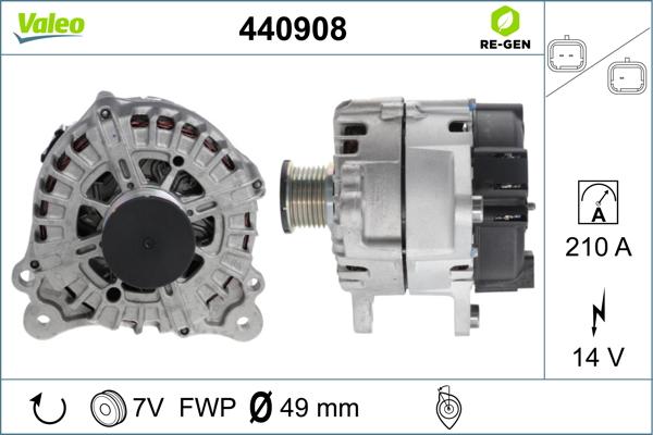 Valeo 440908 - Alternatore autozon.pro