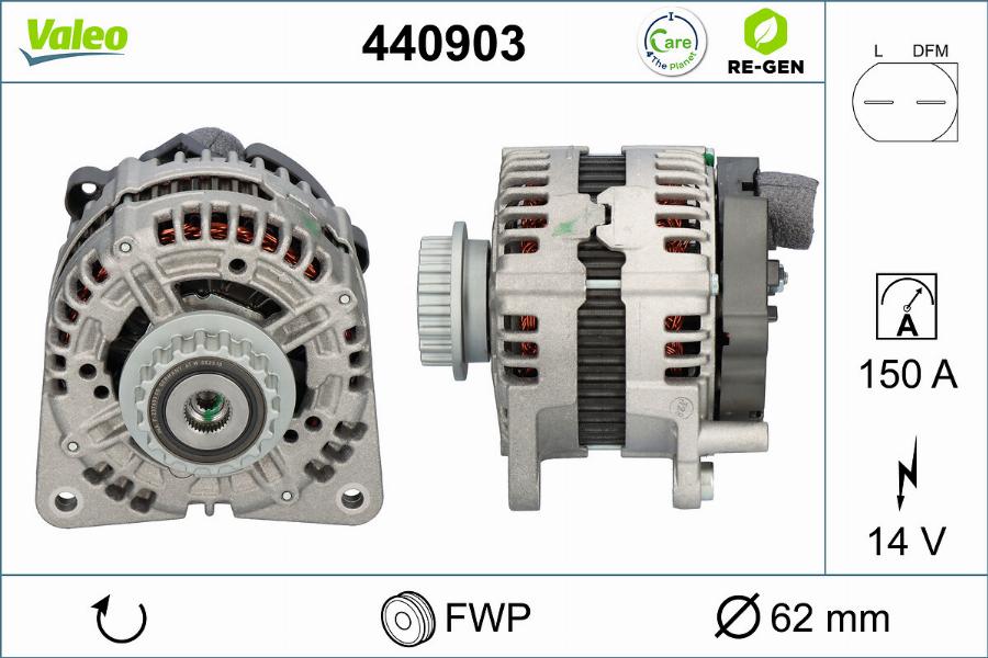 Valeo 440903 - Alternatore autozon.pro