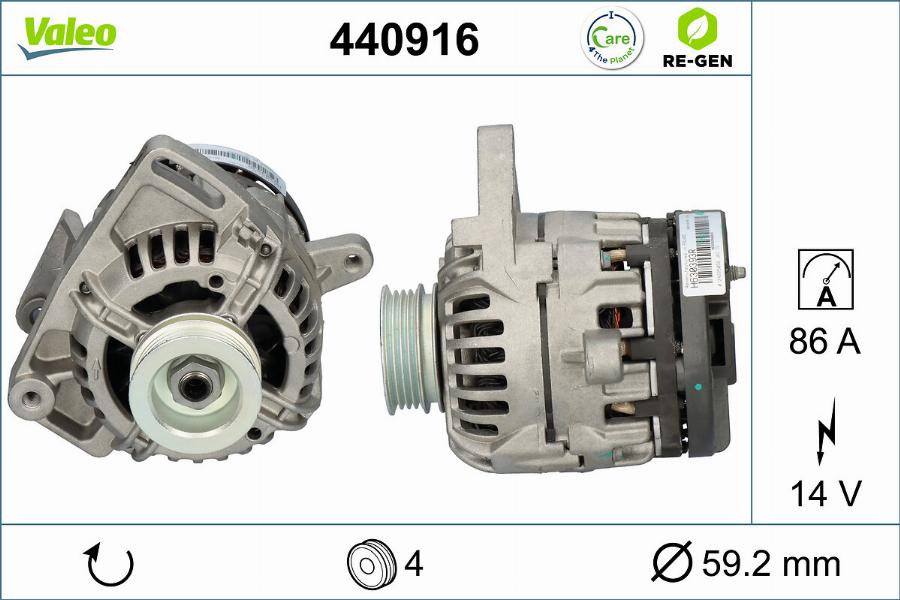 Valeo 440916 - Alternatore autozon.pro