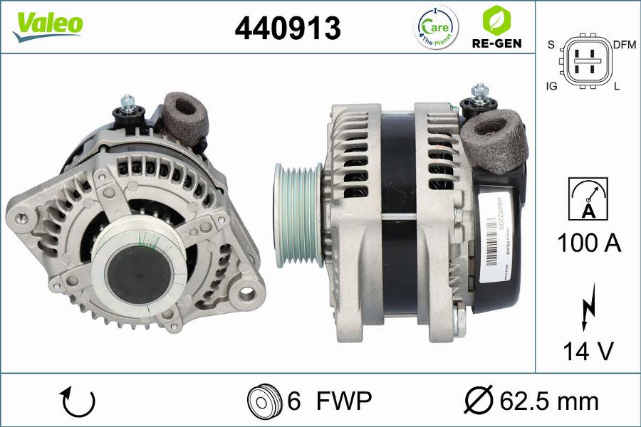 Valeo 440913 - Alternatore autozon.pro