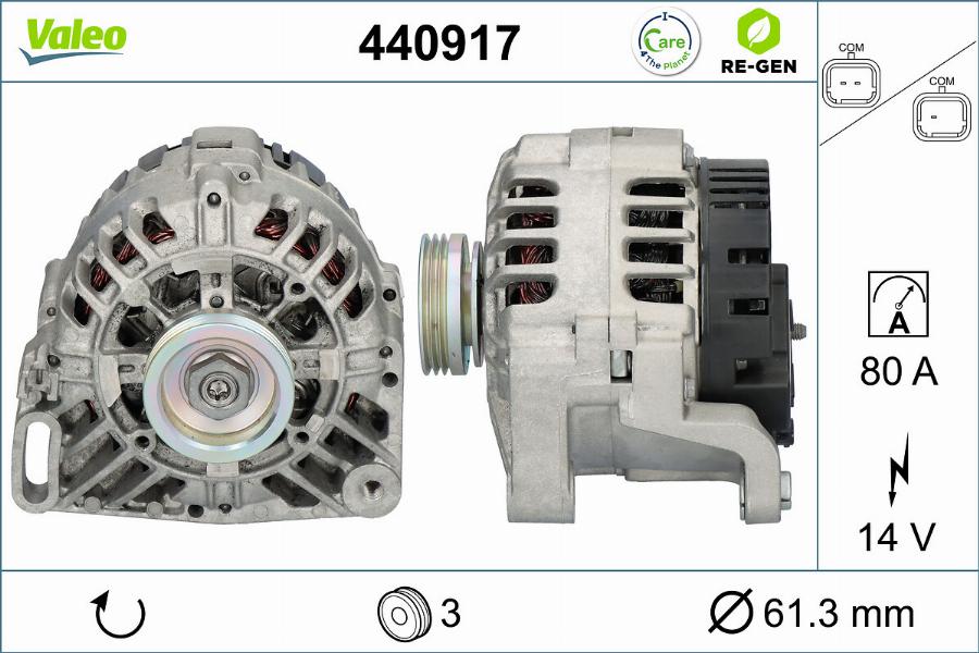 Valeo 440917 - Alternatore autozon.pro