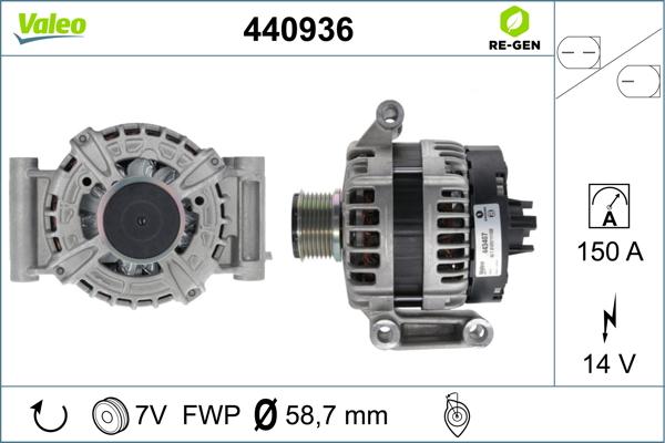 Valeo 440936 - Alternatore autozon.pro