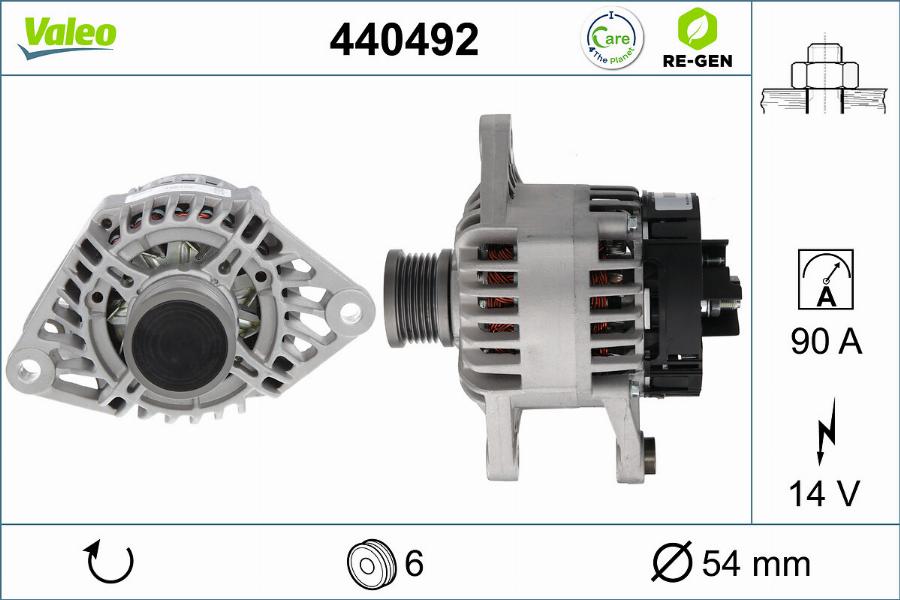 Valeo 440492 - Alternatore autozon.pro